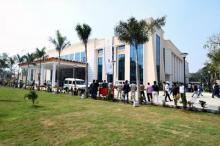 Chief Minister Shri Naveen Patnaik inaugurating Convention Centre at Loka Seva Bhavan Premises