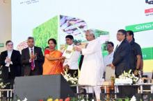 Chief Minnister Naveen Patnaik at the Krushi Odisha-2020 at Janata Maidan