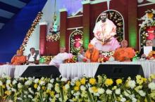 Chief Minister Shri Naveen Patnaik at the Centenary Celebration of Ramakruishna at Ramakrishna Math, Bhubaneswar