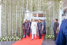 Chief Minister Shri Naveen Patnaik inaugurating Synopsys I.T. Company in I-Hub, Infocity