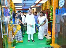 Chief Minister Shri Naveen Patnaik Inaugurating  State Hydrological Data Centre (SHDC) Rajiv Bhawan
