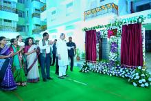 Chief Minister Shri Naveen Patnaik inaugurating of In-Situ Slum Redevelopment (ISSR) Shantipalli and Affordable Housing Project (AHP) Subudhipur at ISSR, Shantipalli, Satyanagar