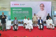 Chief Minister Shri Naveen Patnaik Inaugurating  Khordha New Food Park and Laying of Foundation stone for Berger Paints India Limited, Kalibeti Industrial Estate and other ancillary units of food processing and allied industries at Khurda 