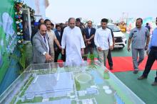 Chief Minister Shri Naveen Patnaik Inaugurating  Khordha New Food Park and Laying of Foundation stone for Berger Paints India Limited, Kalibeti Industrial Estate and other ancillary units of food processing and allied industries at Khurda 