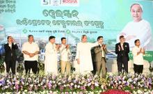 Chief Minister Shri Naveen Patnaik Laying foundation stone for Welspun Textile Complex at  Choudwar 