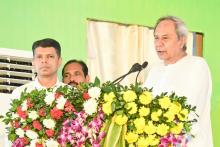 Chief Minister Shri Naveen Patnaik Laying foundation stone for Welspun Textile Complex at  Choudwar 