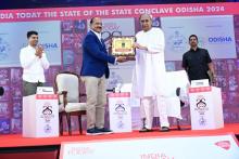 Chief Minister Shri Naveen Patnaik at the India Today State of the State Odisha Conclave-2024 at Welcomhotel, Dumduma