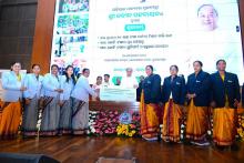 Chief Minister Shri Naveen Patnaik at the State Level Programme under Mission Shakti Department at Convention Centre 