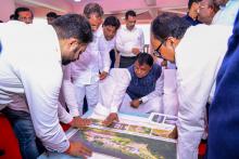 ମୁଖ୍ୟମନ୍ତ୍ରୀ ଶ୍ରୀ ମୋହନ ଚରଣ ମାଝୀ ଗଞ୍ଜାମ ଜିଲ୍ଲା ଗସ୍ତ ଅବସରରେ ମା ତାରା ତାରିଣୀ ମନ୍ଦିର ଦର୍ଶନ କରୁଛନ୍ତି