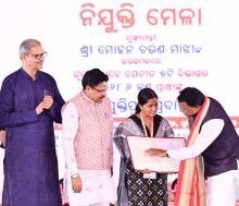 ୟୁନିଟ୍ ୩ ପ୍ରଦର୍ଶନୀ ପଡ଼ିଆରେ ଆୟୋଜିତ ନିଯୁକ୍ତି ମେଳା କାର୍ଯ୍ୟକ୍ରମରେ ମୁଖ୍ୟମନ୍ତ୍ରୀ ଶ୍ରୀ ମୋହନ ଚରଣ ମାଝୀ 
