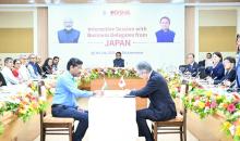 Hon’ble Chief Minister Mohan Charan Majhi is addressing the esteemed delegation of Japanese Industry Leaders at the Convention Center, Lokseva Bhawan today. A meaningful dialogue on investment, technology, and shared growth to further strengthen India–Japan economic partnership. 